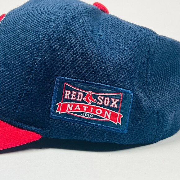 Melonwear MLB Boston Red Sox Nation 2014 Hook & Loop Blue/Red Baseball Hat - Picture 4 of 7